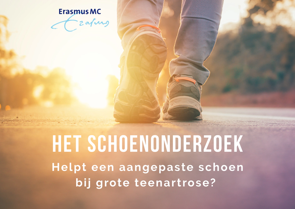 Rondom werkt samen met het Erasmus MC voor onderzoek naar artrose in de grote teen
